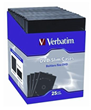 Verbatim DVD Black 25 Pack Slim DVD Cases